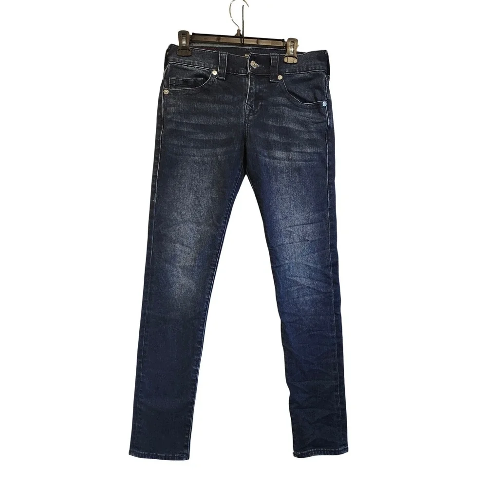 True Religion Rocco Relaxed Skinny Jeans Dark Wash Mens 28 49989-00